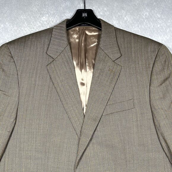 Ralph Lauren Blazer Mens Size 44R Brown Wool Two Button Sport Coat Blazer - Picture 2 of 15
